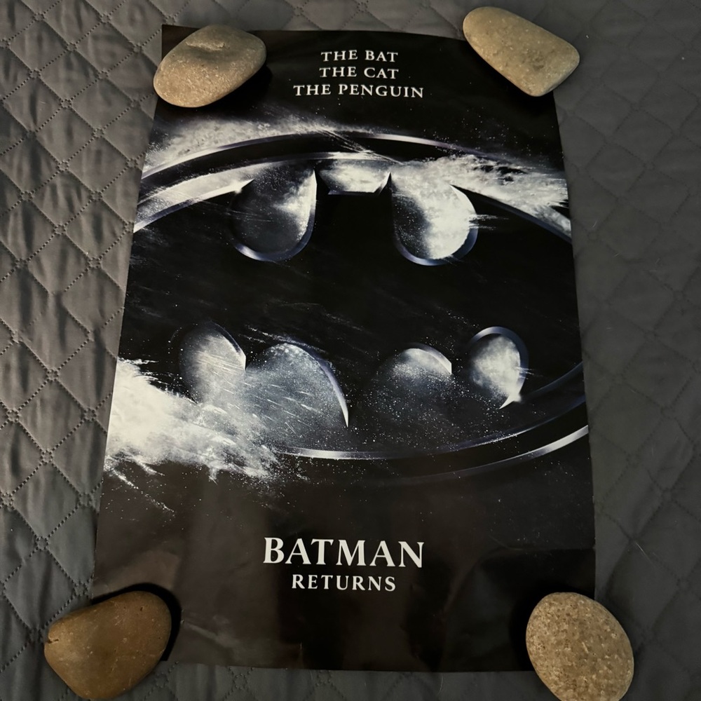 Batman Returns Original 13.25x19.75 Promotional Movie Poster